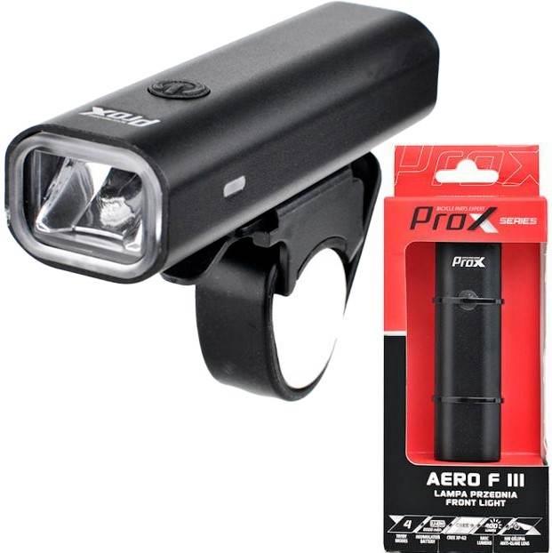 Lampka Przednia Usb 400Lm Prox Aero Iii | LAPA AERO 3F