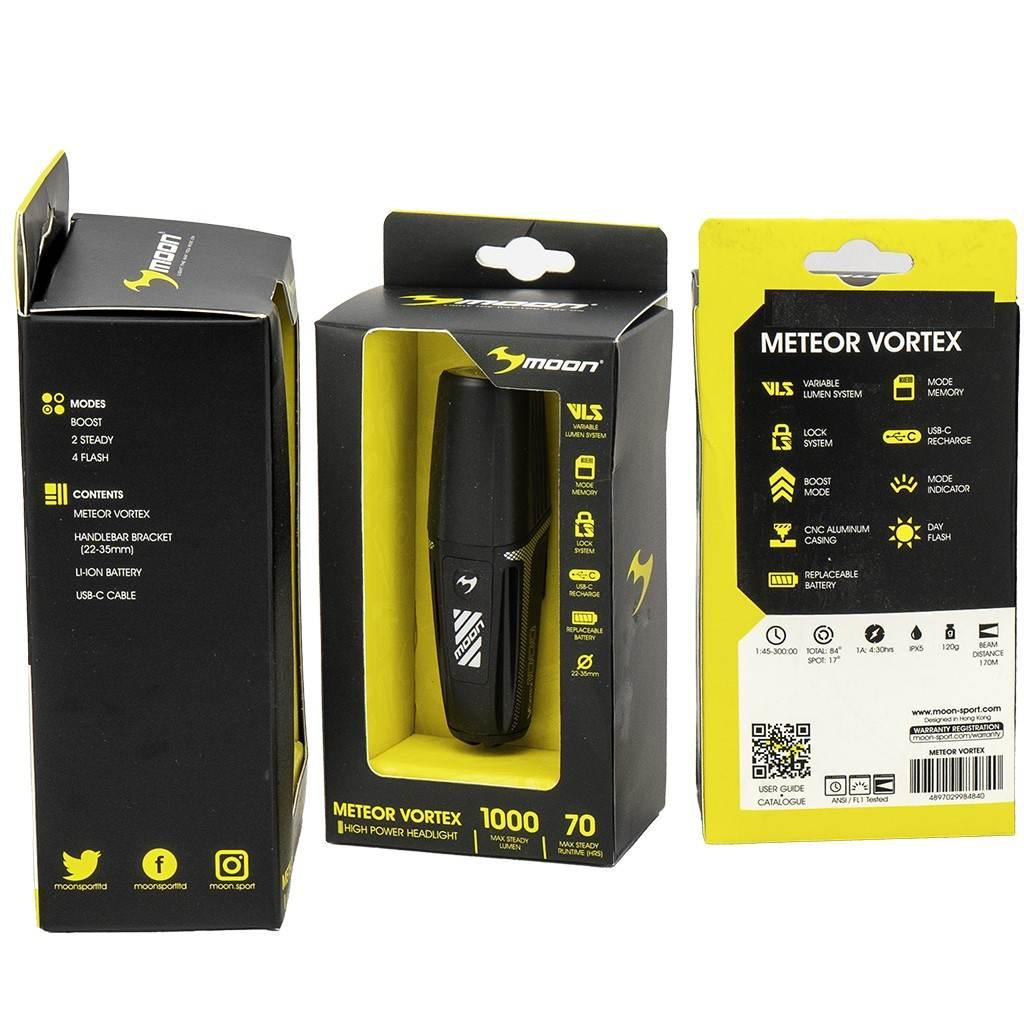 Lampka Przednia Usb 1000Lm Moon Meteor Vortex - zdjęcie 2