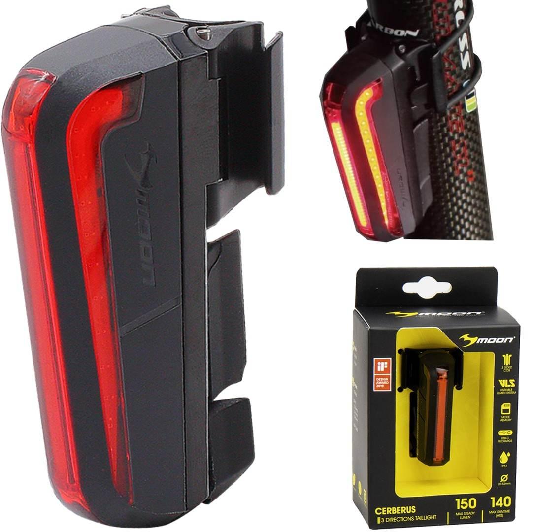 Lampka Tylna Usb 150Lm Moon Cerberus | LATA CERBERUS