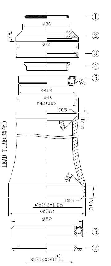 Stery Zintegr1,5"-1-1/8" Is42/52 Neco H373 - zdjęcie 3