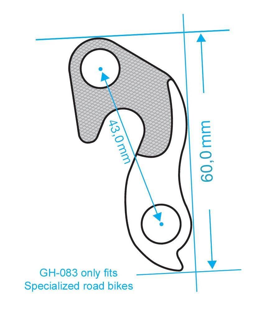 Hak Przerzutki Union Gh-083 Specialized Road - zdjęcie 4