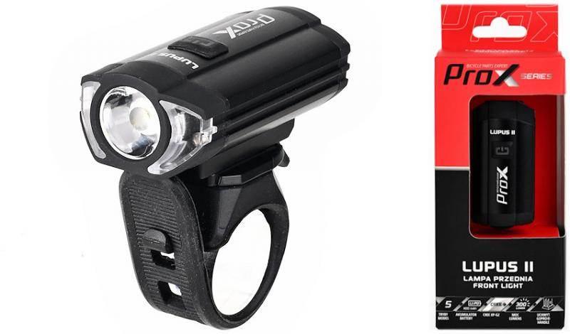 Lampka Przednia Usb 300Lm Prox Lupus Ii | LAPA LUPUS2 - zdjęcie 3