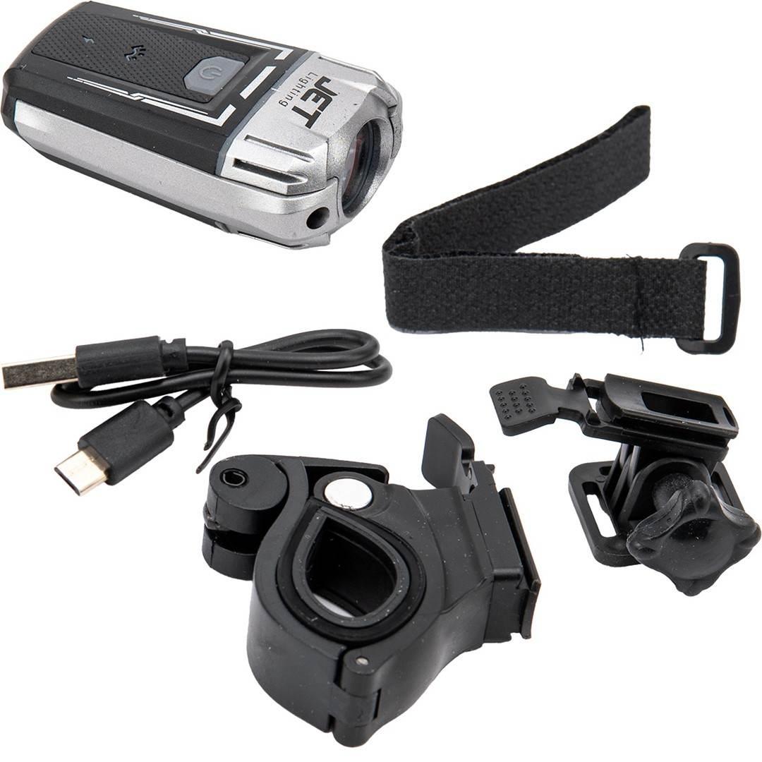 Lampka Przednia Usb 300Lm Jet Sting Au49 - zdjęcie 2