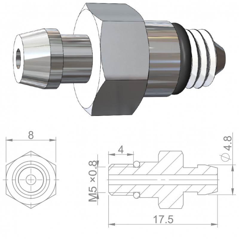 Śruba Do Odpwietrzania Opak.=2SztBrakco | HAM HBP42