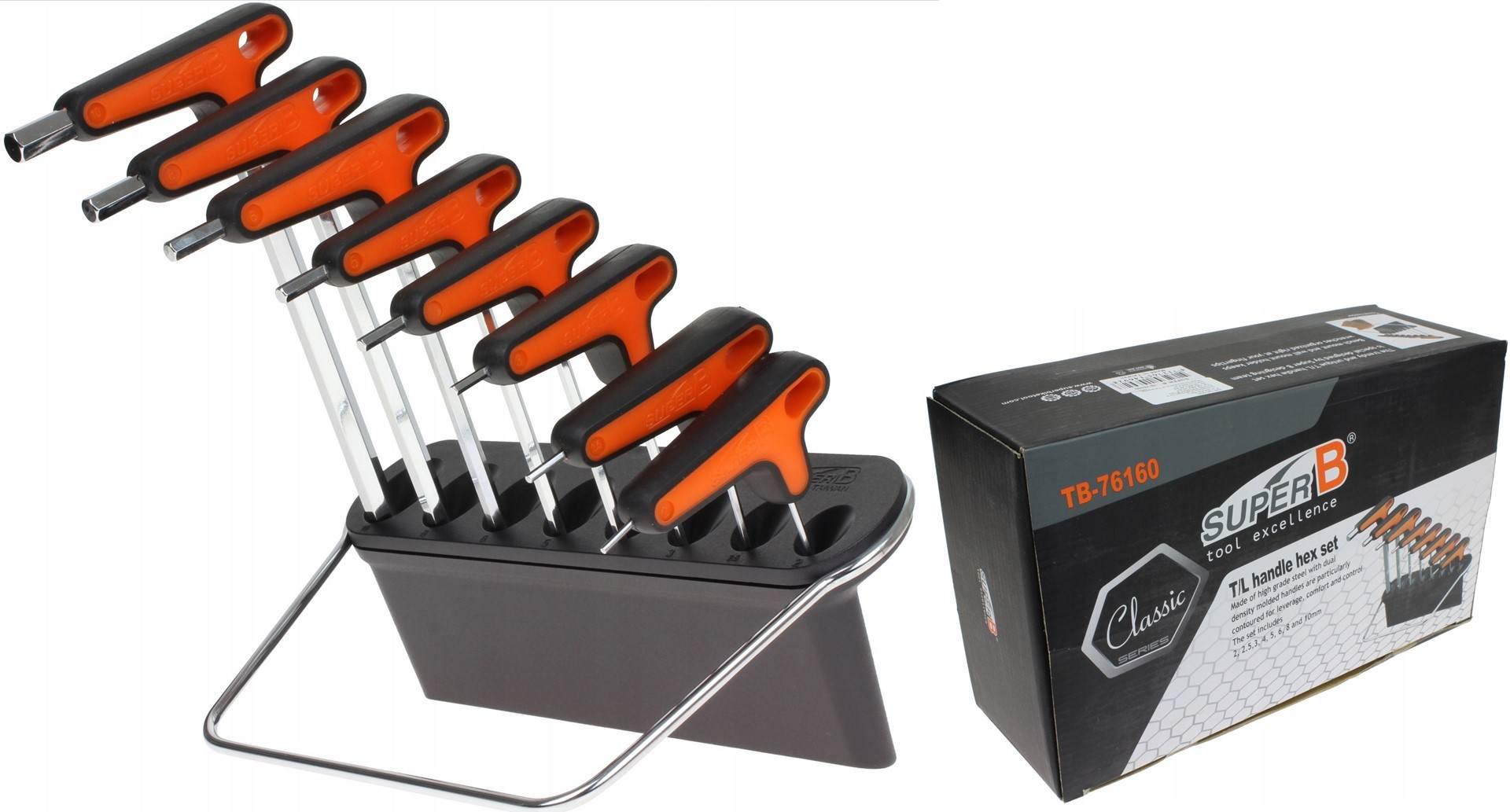 Zestaw Kluczy Imbusowych 2-10 Super-B Tb76160