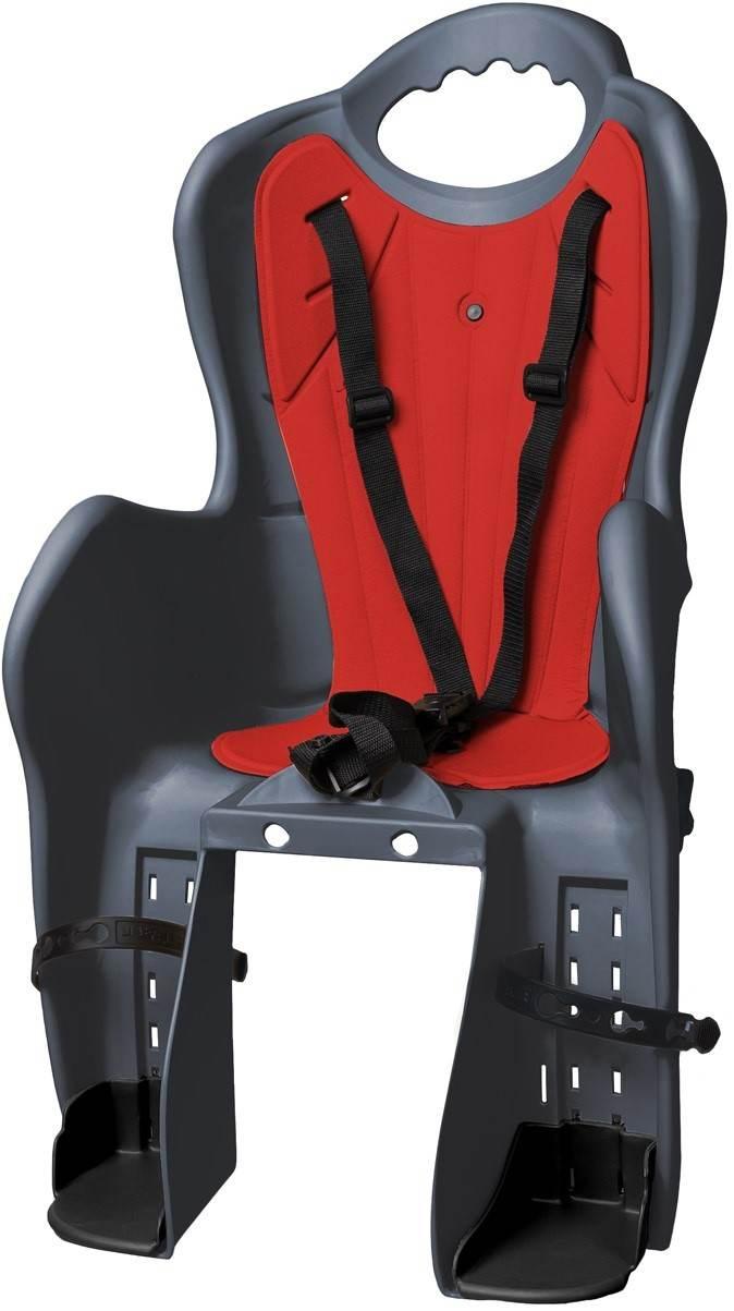 Fotelik Elibas Na Bagażnik Grafitowo-Czerwony