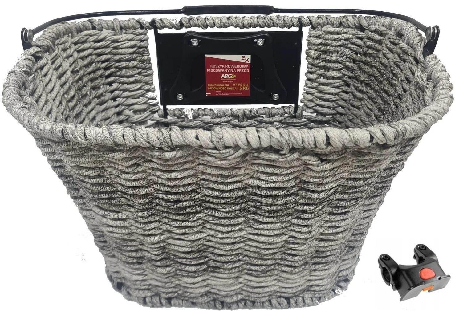 Kosz Przód Na Kierownicę Nylon Click Ht-Ps512H Gr