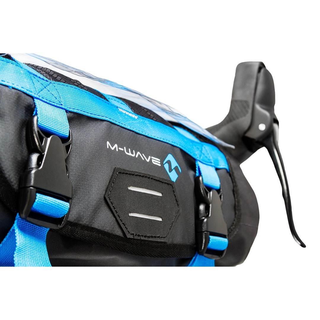 Sakwa Na Kierownicę M-Wave Rough Ride 10L Bk - zdjęcie 3