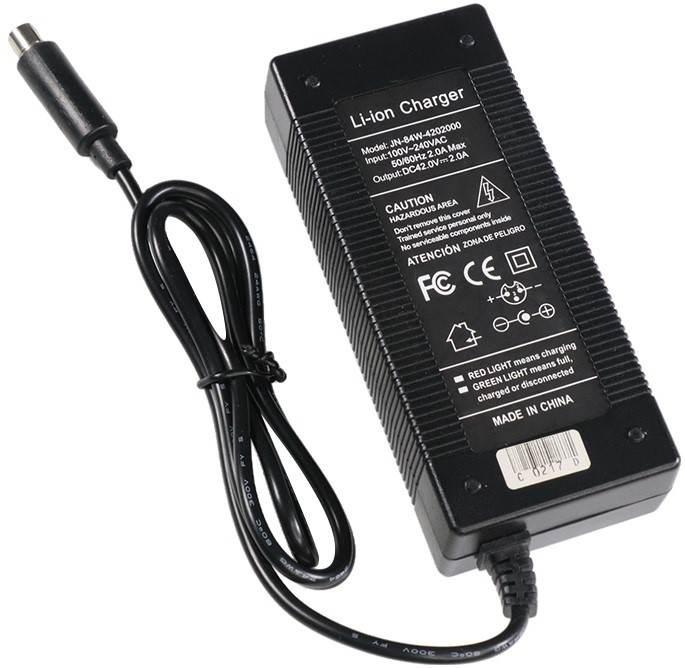 Ładowarka 42V 2.0A Certifkat Ce Wtyk 8Mm Box