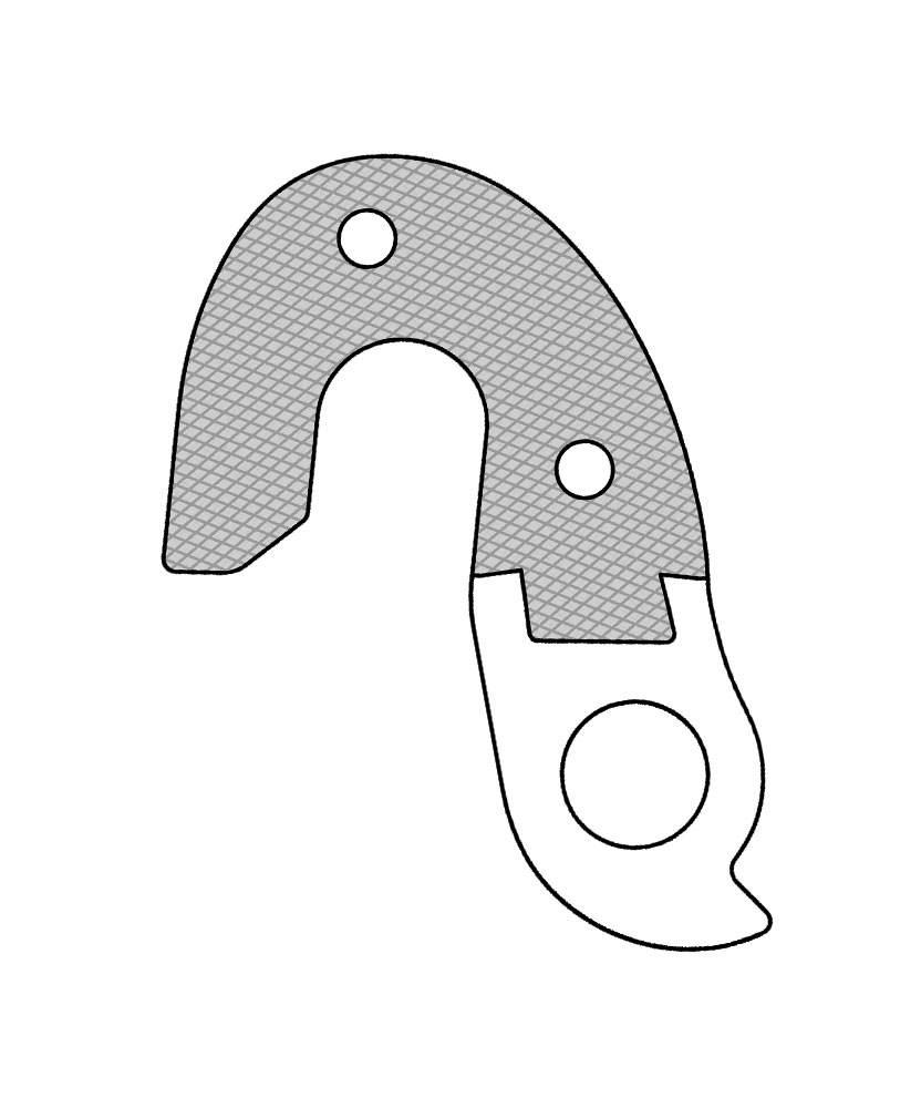 Hak Przerzutki Union Gh-285 Cube | HAK GH285 - zdjęcie 3