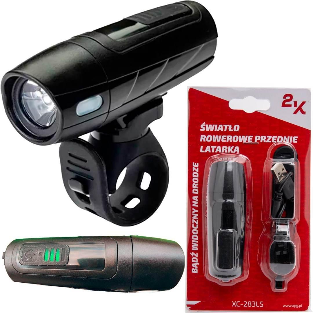 Lampka Przednia Usb 200Lm 3W Led Xc-283Ls