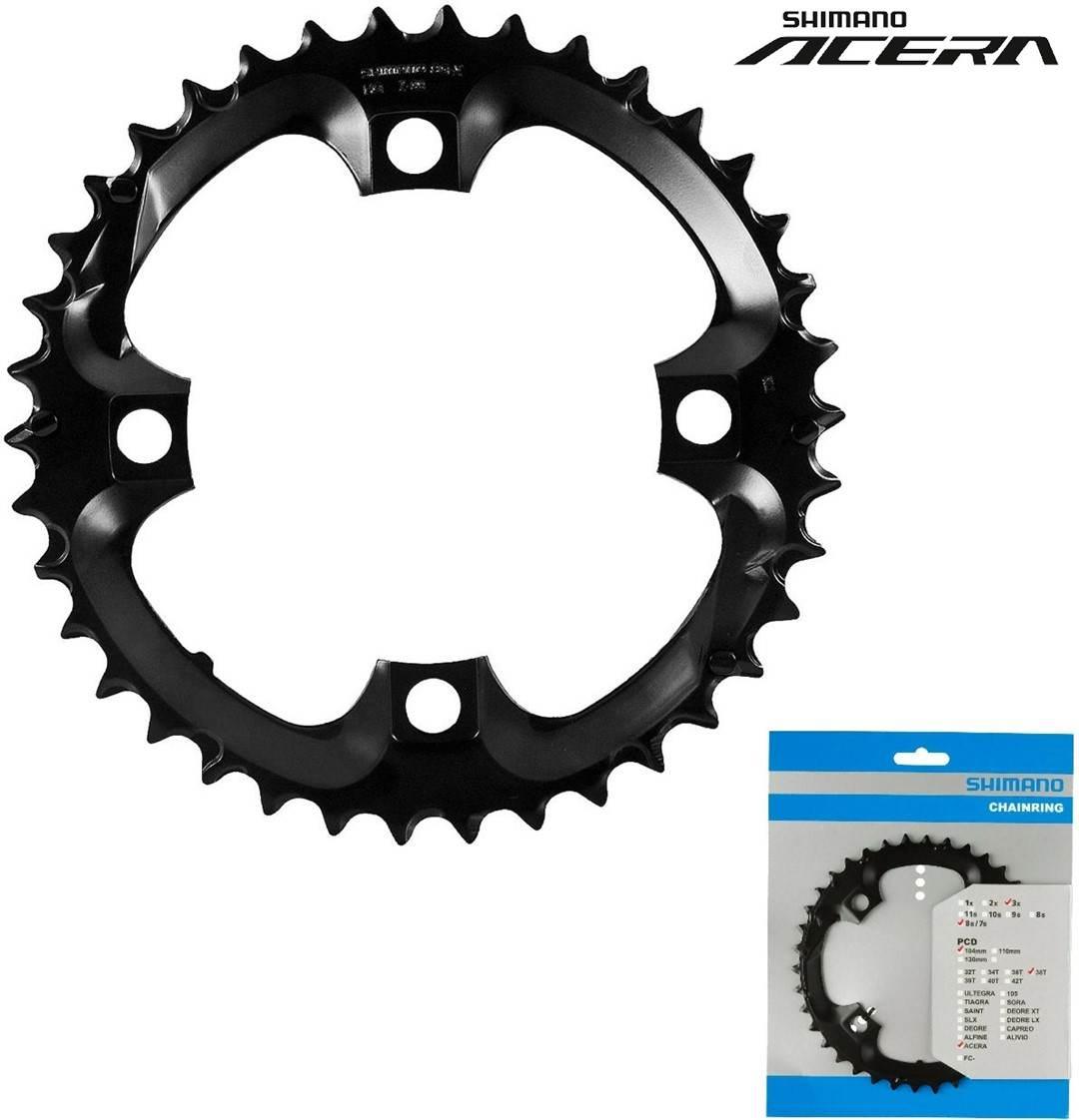 Tarcza Korby 38T 3X8 Pcd:104 Shimano Fc-M361