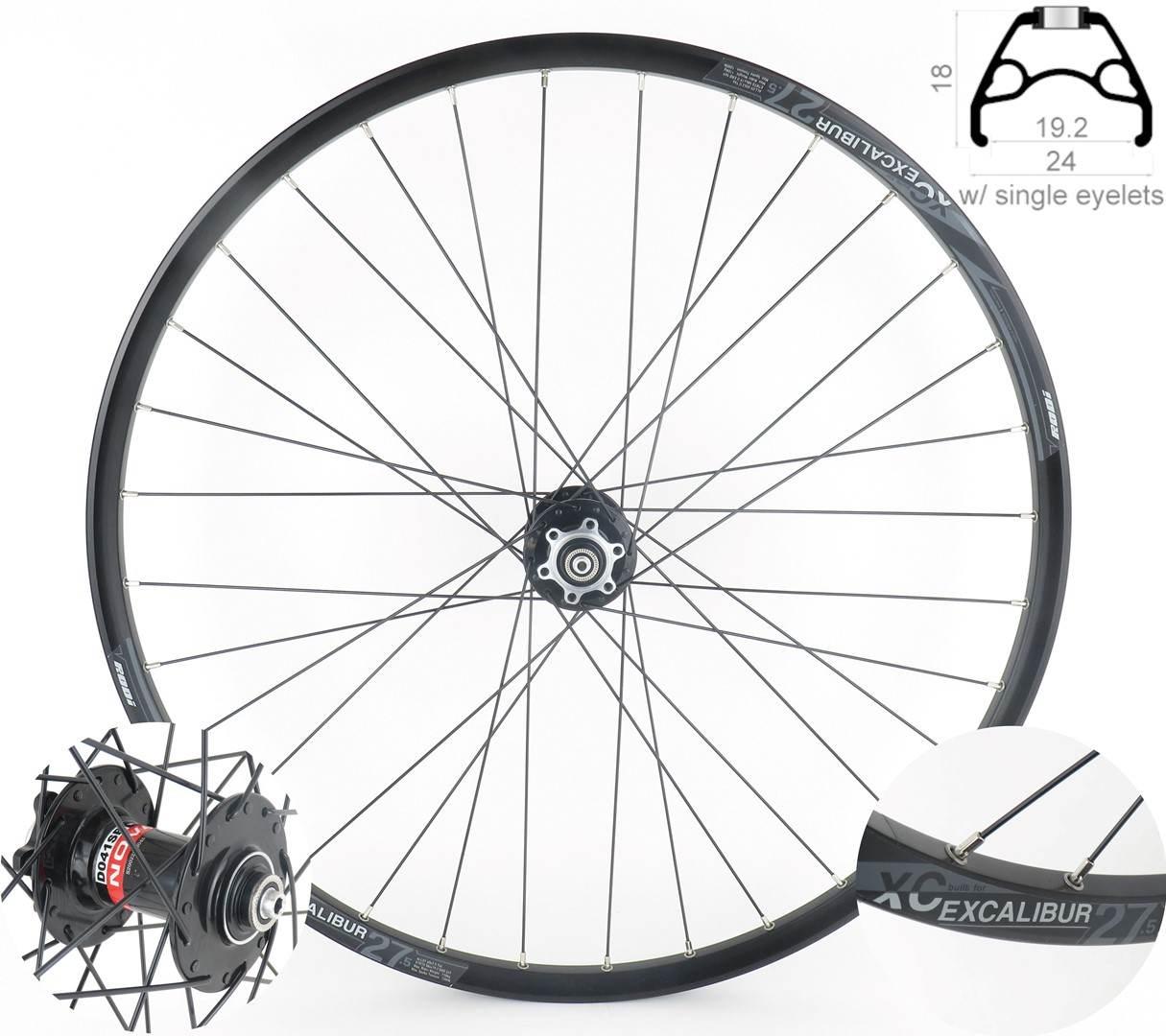 Koło 27,5 Przód Tarcza Qr Excalibur Ntd041 Cnbk