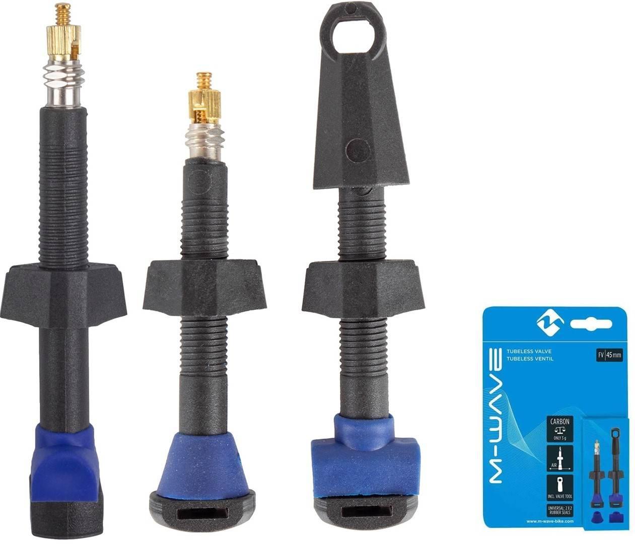 Zestaw Wentyli Do Tubeless M-Wave 2Szt 45 Mm