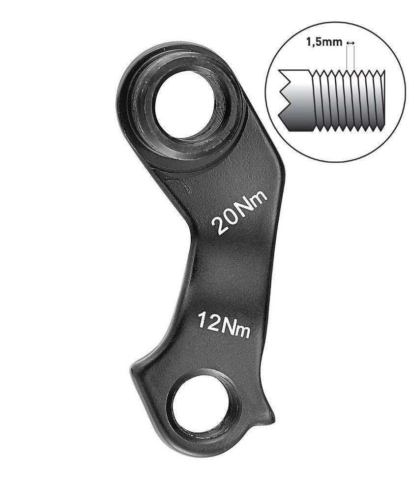 Hak Przerzutki Union Gh-099 Ktm Gwint 1.5 - zdjęcie 2