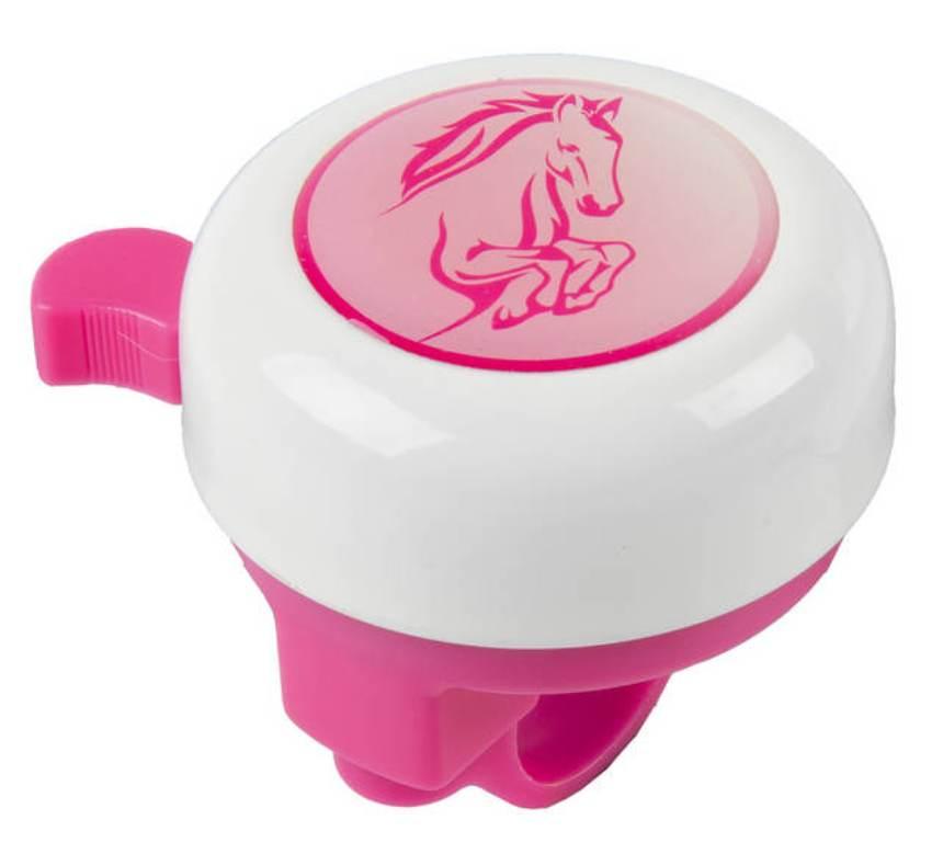 Dzwonek M-Wave Horse Biało-Różowy | DZ 19_PINK