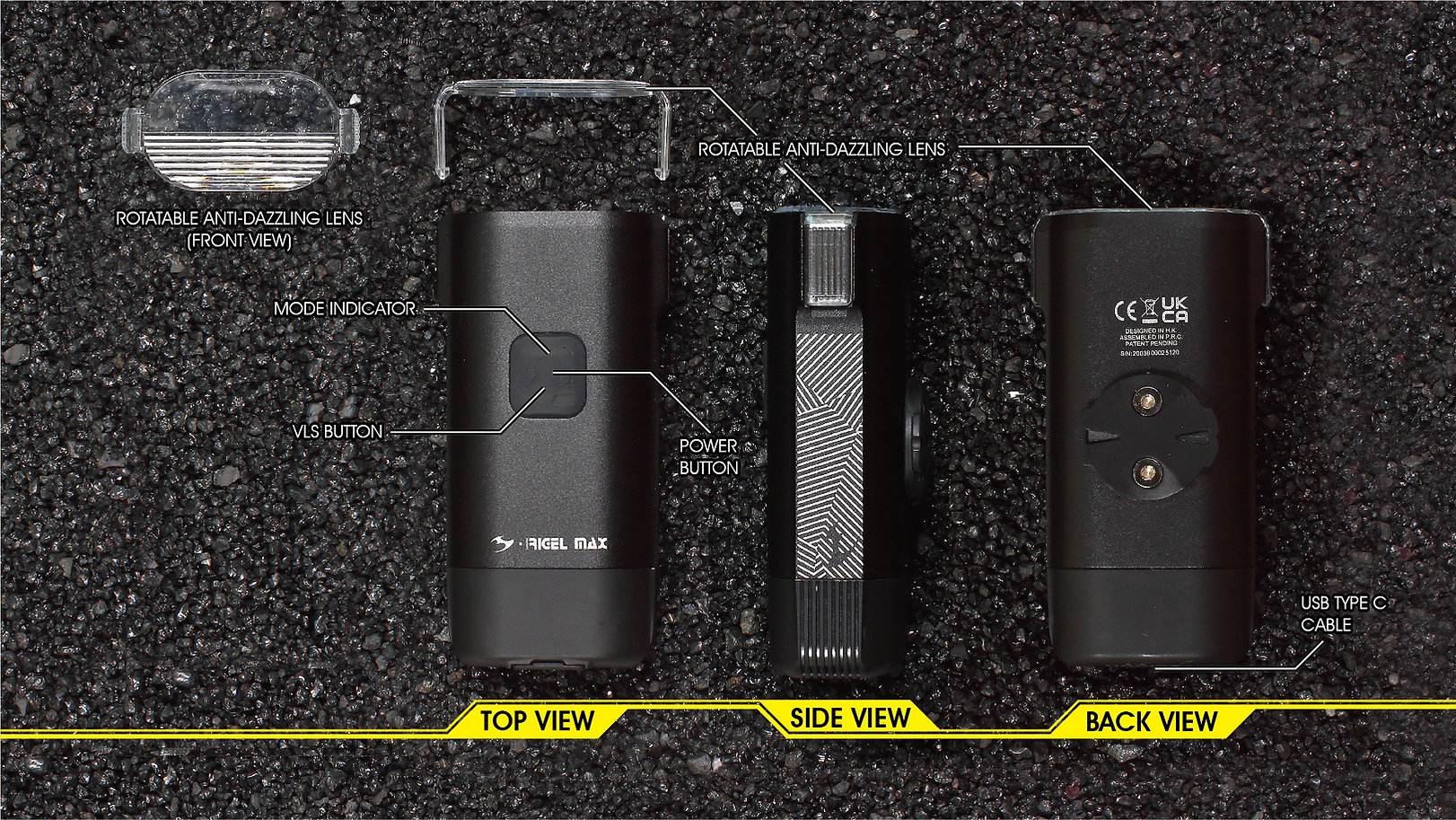 Lampka Przednia Usb 1500Lm Moon Rigel Max - zdjęcie 2