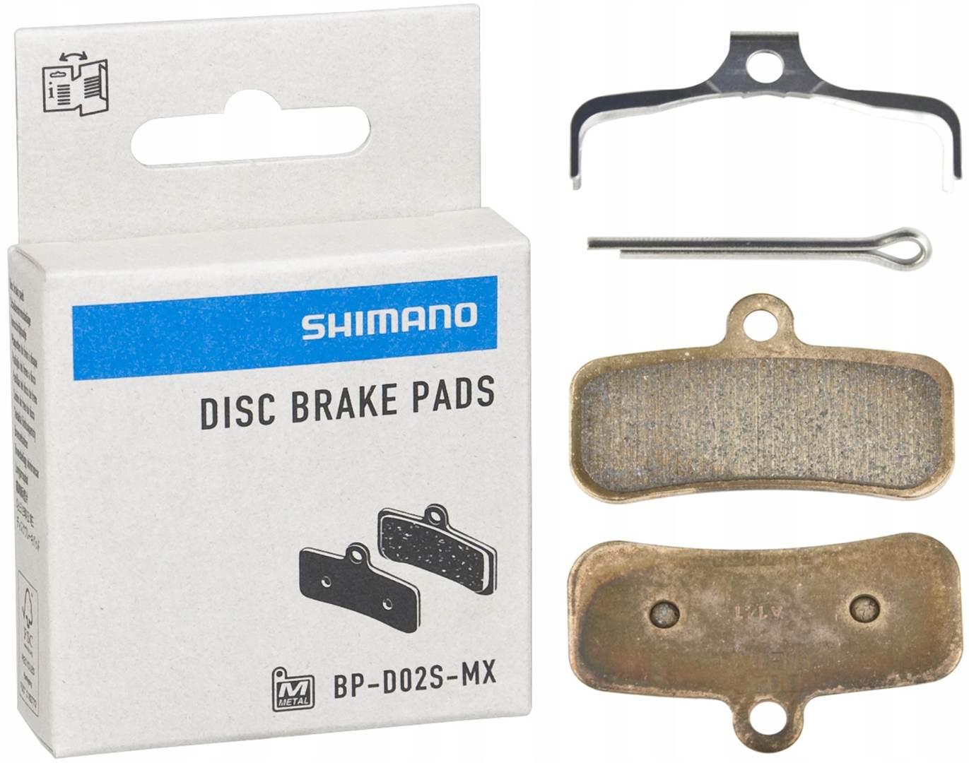 Klocki Metaliczne Shimano D02S Box | KL D02S