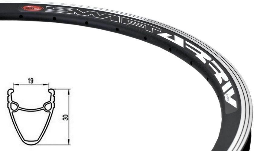 Obręcz 26" 32H Vb [19X30] Stars J19Dg Bk - zdjęcie 2