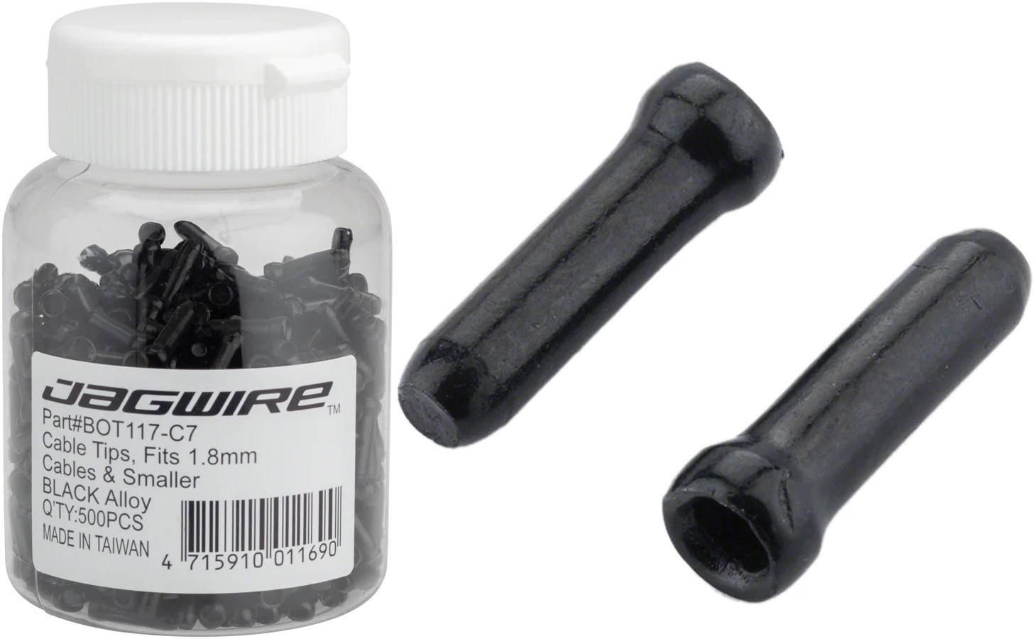 Końcówki Linki Hamulca 1.8Mm Jagwire Bk 500Szt