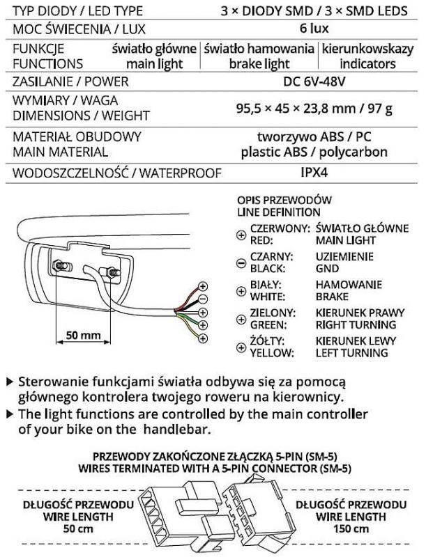 Lampa Tył Bagażnik 6-48V 50Mm Prox Ara | LATD_ARA - zdjęcie 2