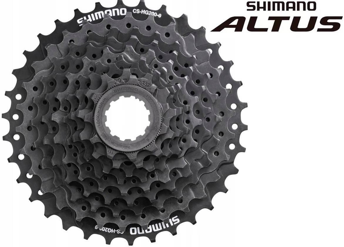 Kaseta 9S 11-36T Shimano Altus Cs-Hg200-9 Folia - zdjęcie 2