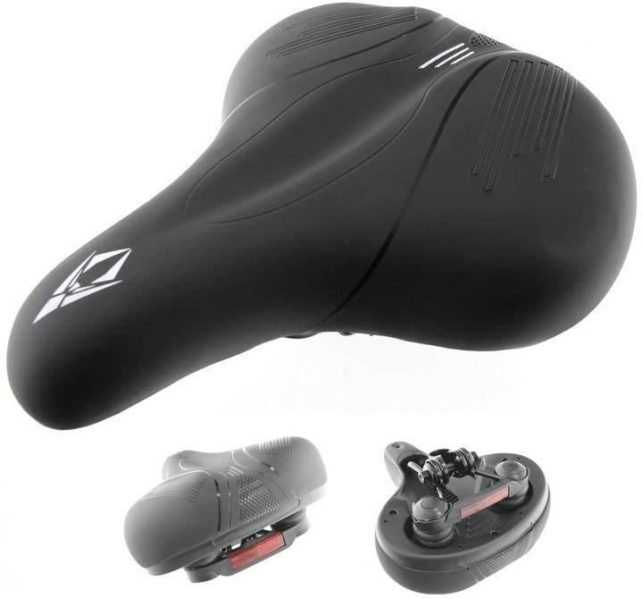 Siodło Uni [275X230] City Z Odblaskiem | SI SD02