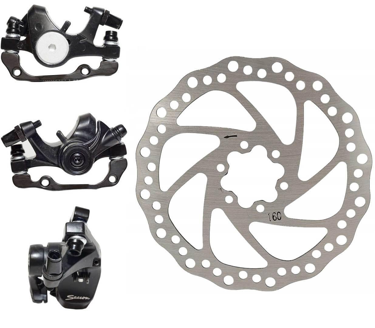 Zacisk Hamulca Przód Saccon Dm-33F Tarcza 160 Mm