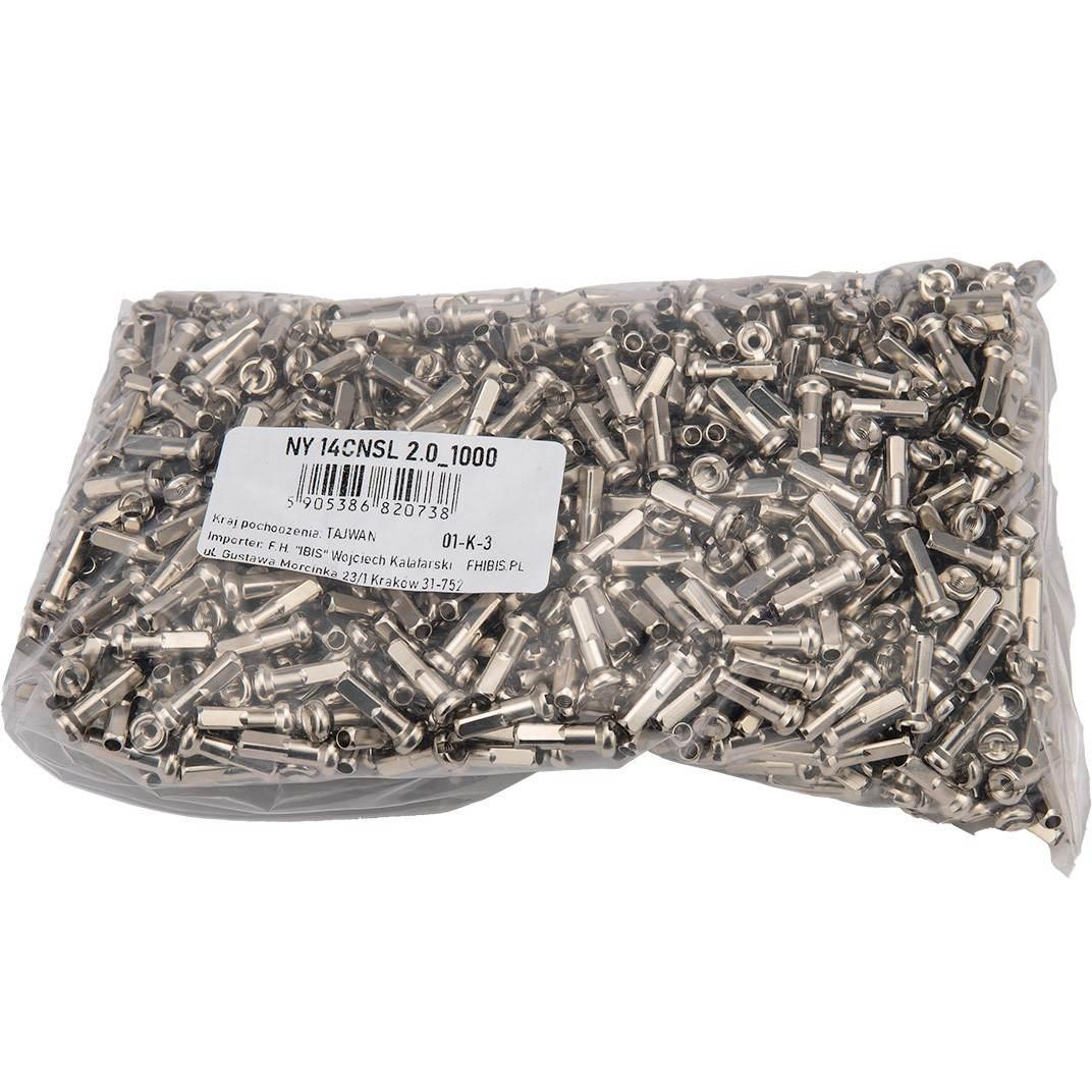 Nypel 14Mm 2.0Mm 14G Cnspoke Mosiądz Sl1000Szt
