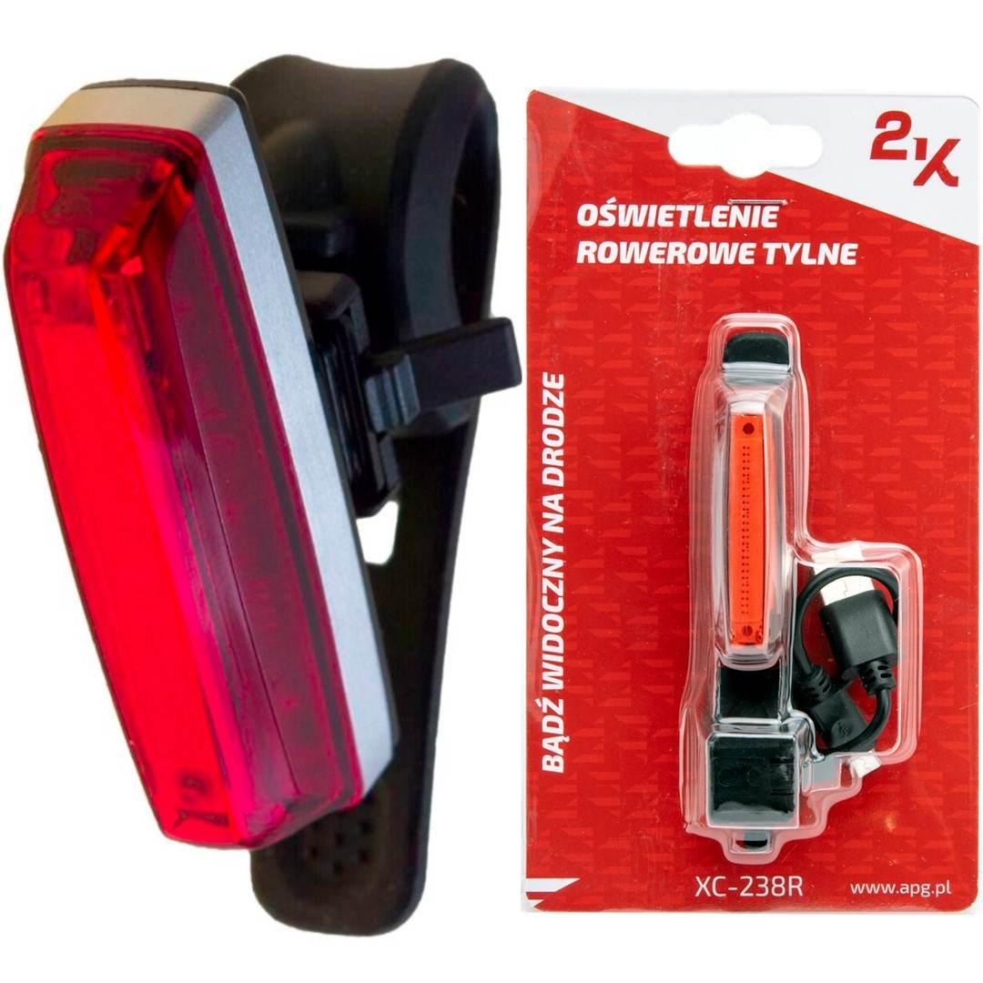 Lampka Tylna Usb 35Lm 2K Xc-238R | LATA XC238R