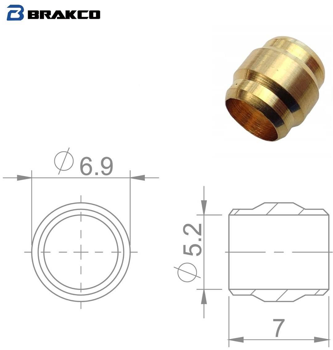 Oliwka Do Przewodów Formula 5.2Mm Brakco 8Szt.