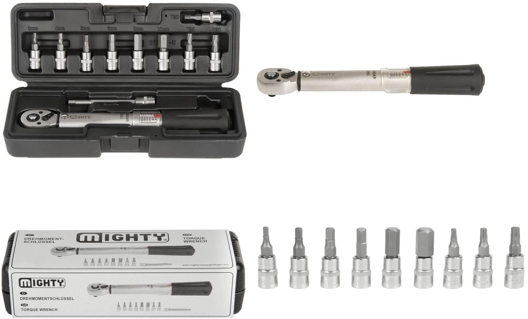 Klucz Dynamometryczny Bity 2-24 Nm Mighty