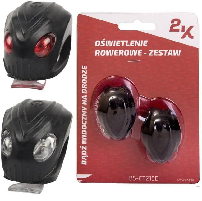 Zestaw Lampek Led 2Xcr2032 2K Ft-215D | LAZB_FT215D BK