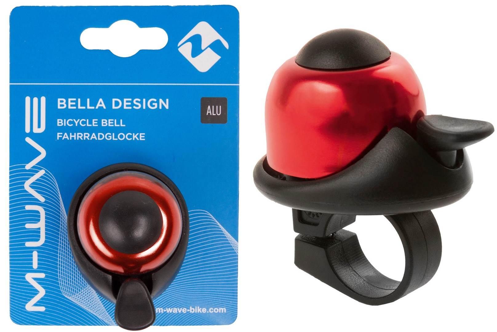 Dzwonek M-Wave "Bella" Czerwony 36Mm Kartonik