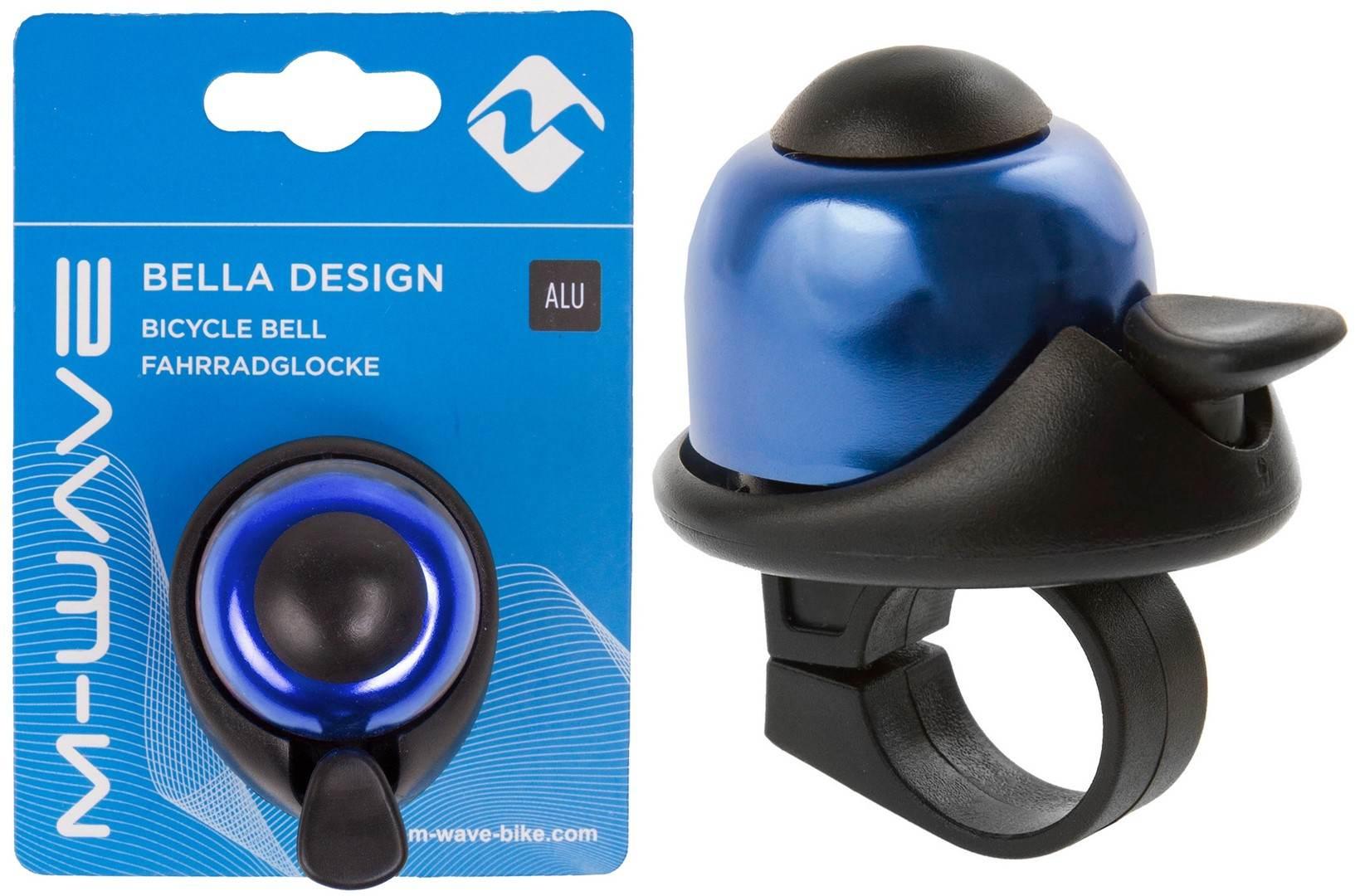 Dzwonek M-Wave "Bella" Niebieski 36Mm Kartonik