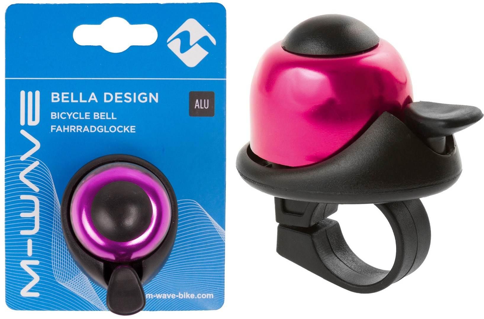 Dzwonek M-Wave "Bella" Różowy 36Mm Kartonik