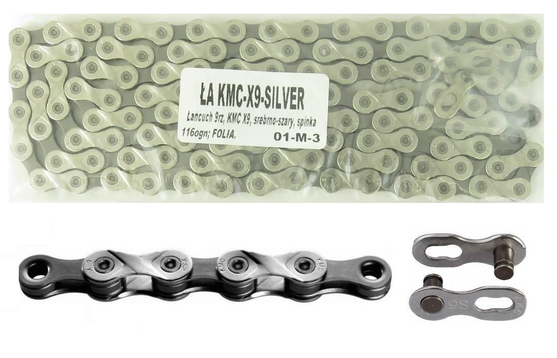 Łańcuch 9Rz 116L Spinka Kmc X9 Sl-Gy Fol.