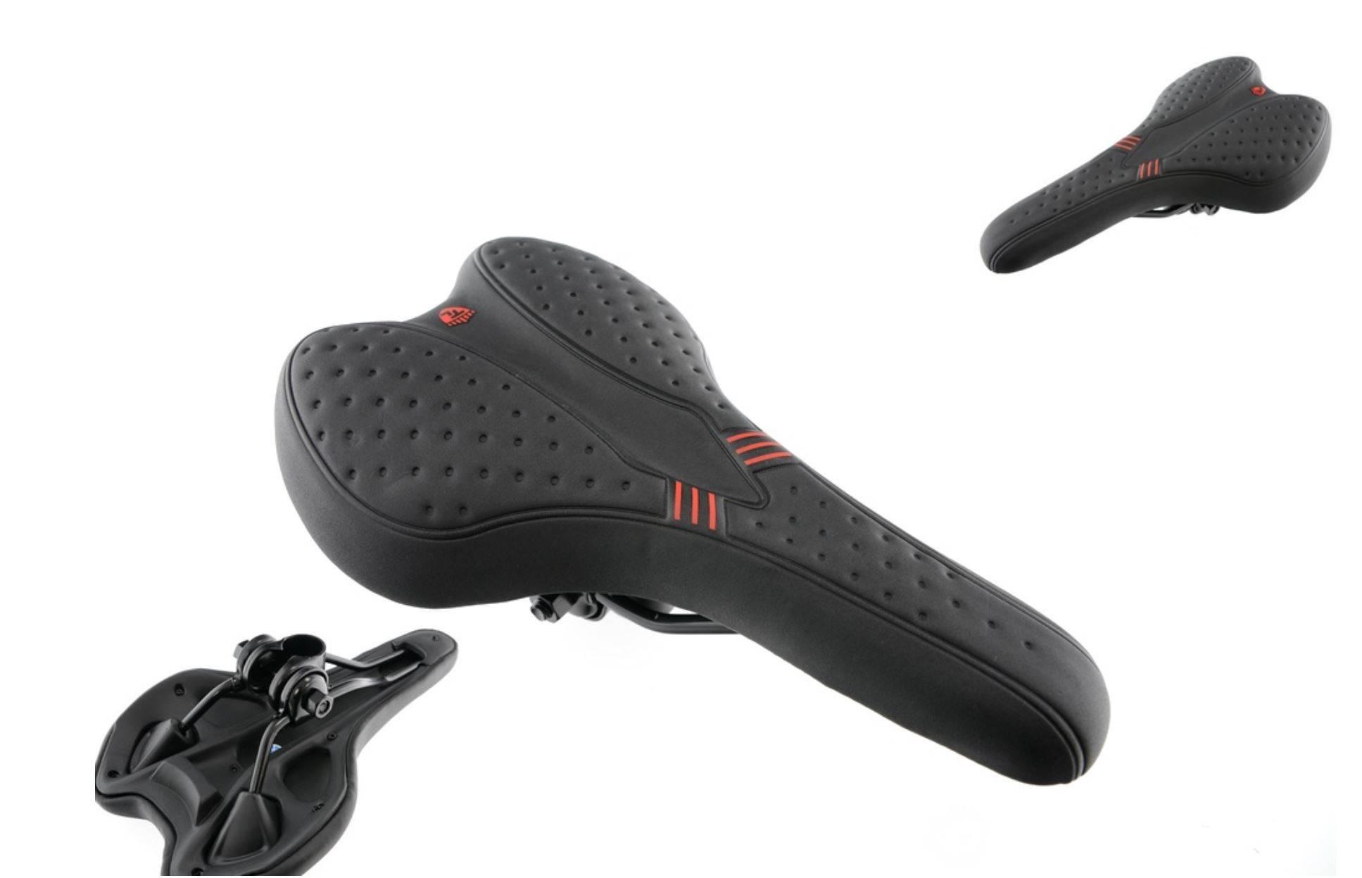 Siodło Uni [275X165] City/Treking Bk/Rd | SI SD03R