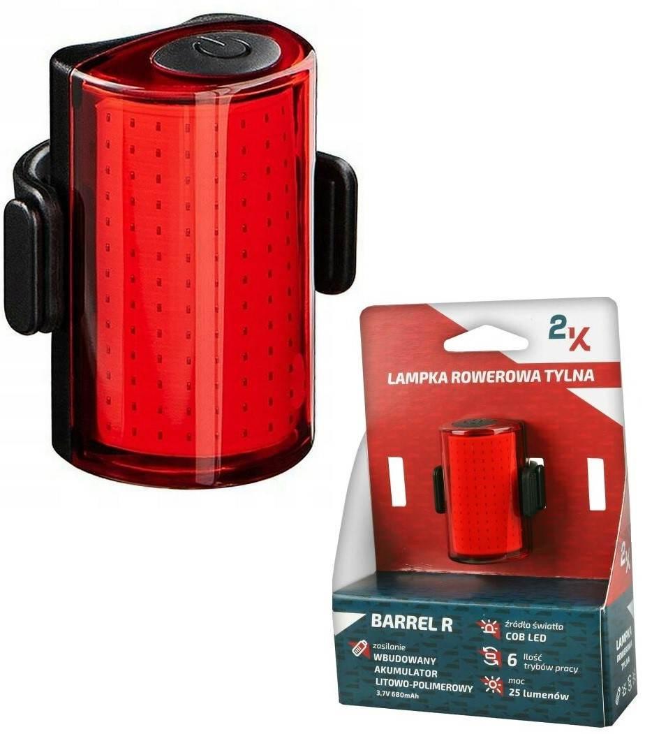 Lampka Tylna Usb 25Lm 2K Barrel R | LATA BARREL R