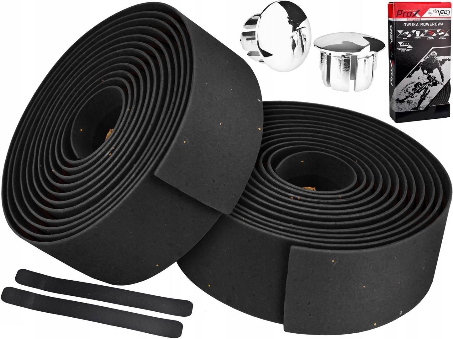 Owijka Na Kierownicę Velo Prox Korkowa Czarna