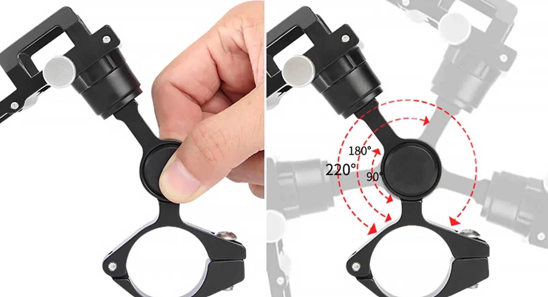 Uchwyt Na Telefon Aluminium Gub Plus-18 Bk - zdjęcie 4