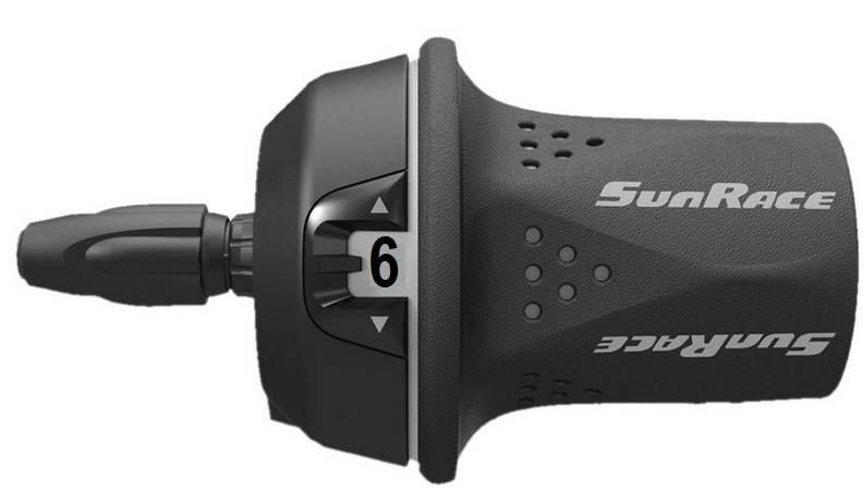 Manetka Przerzutki 6Rz Sunrace Tsm21-R6 | TSM21R6 - zdjęcie 2