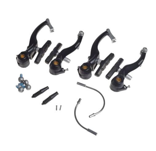 Szczęka Hamulca Rowerowa V-Brake Alu Czarne