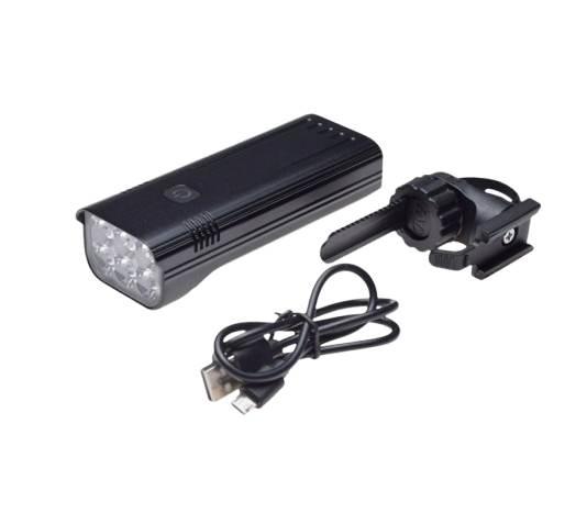 Lampa Rowerowa Przód 6 Led Alu | AWR1183