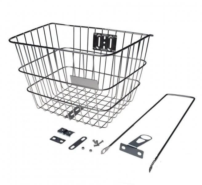 Kosz Rowerowy Przód Metalowy | AWR1975