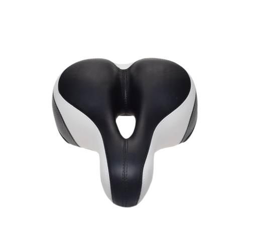 Siedzenie Rowerowe Elastomer Czarno Białe - zdjęcie 3