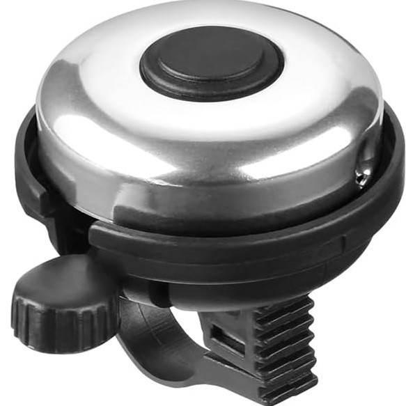 Dzwonek Aluminiowo-Plastikowy 52 Mm Srebrny