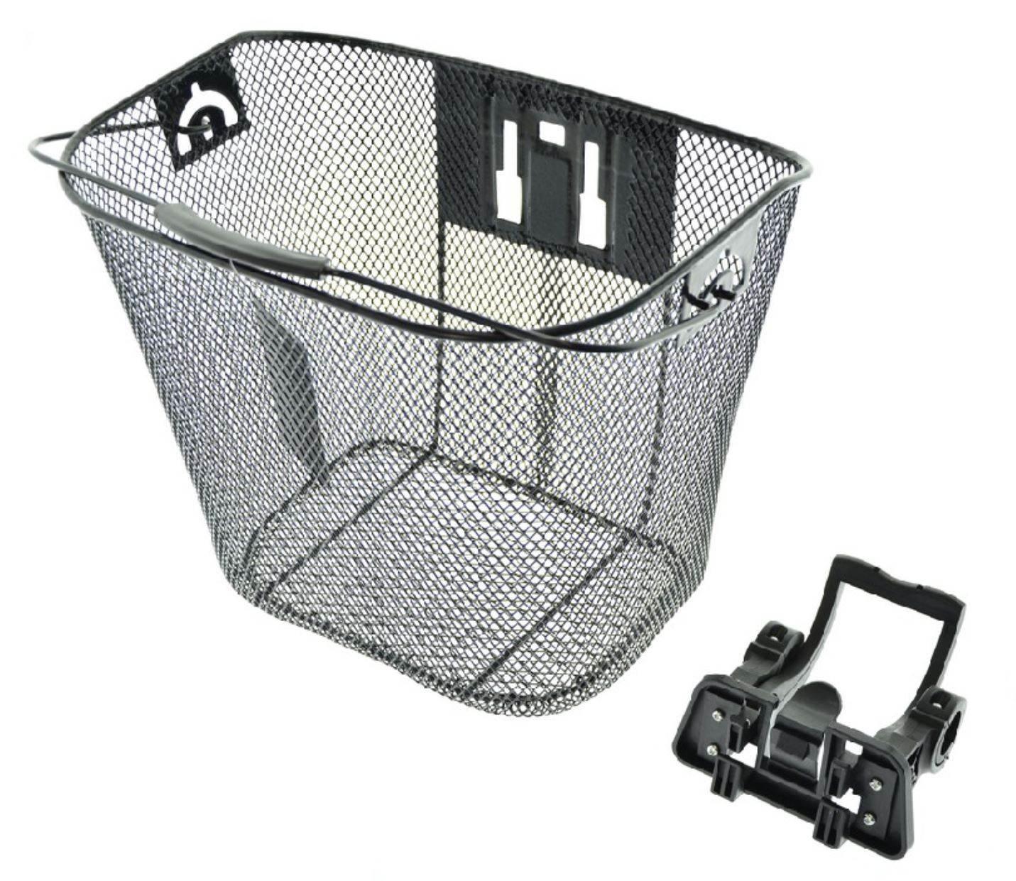 Kosz Przód Na Kierownicę Metalowy Click Ht-207 ,Bk