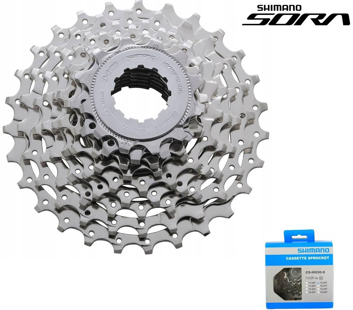 Kaseta 9S 12-25T Shimano Sora Cs-Hg50-9 Box