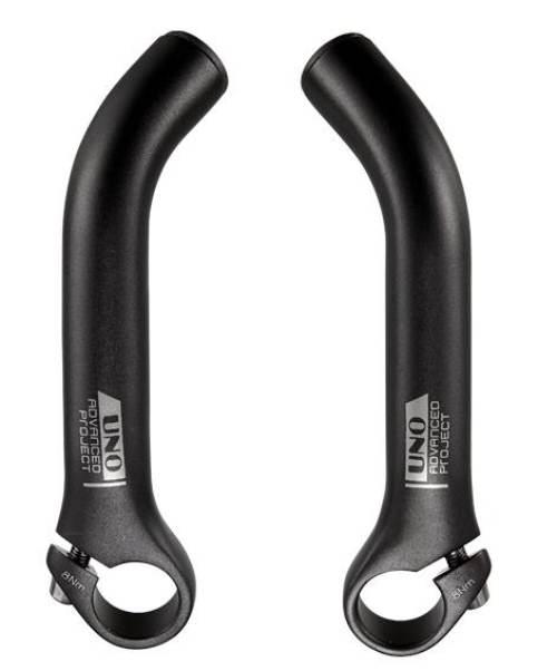 Rogi Kierownicy Gięte 100Mm Uno Be-F1S Cz.mat